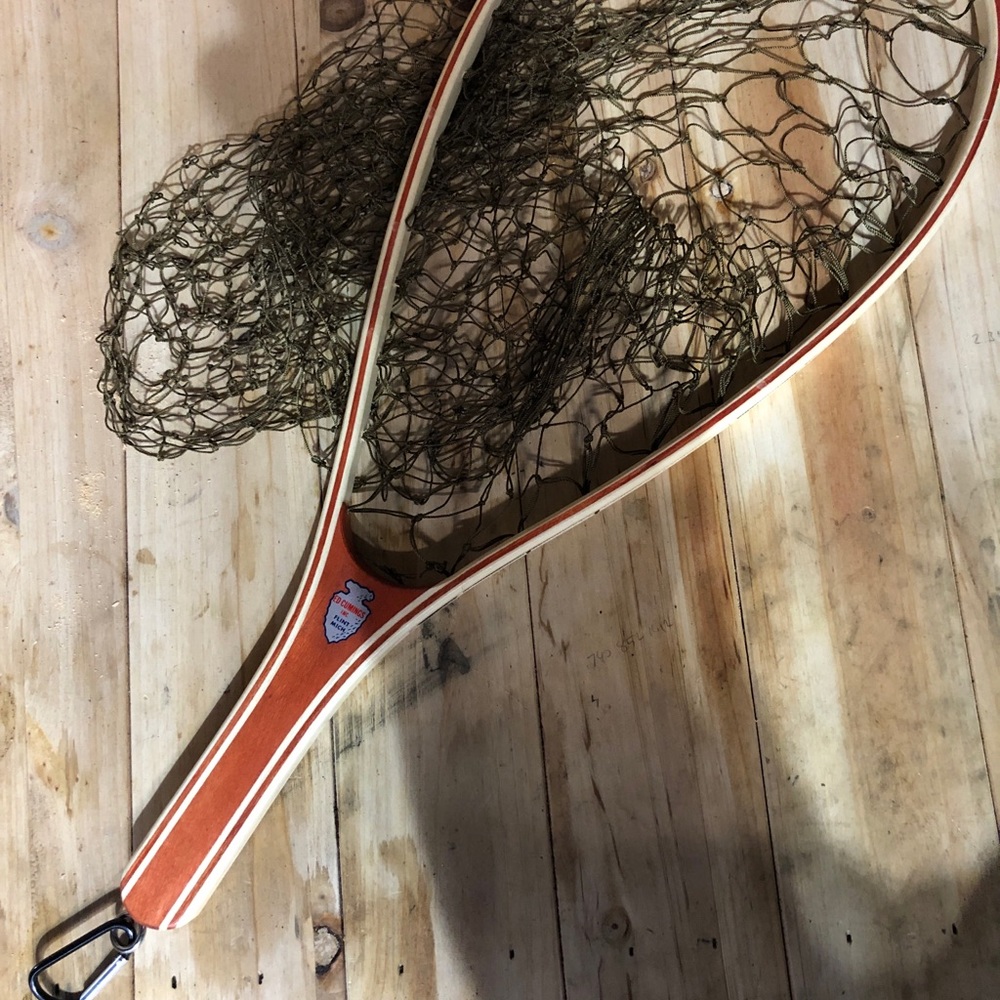 Ed Cummings trout fishing net